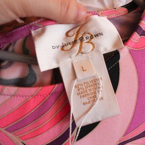 Julie Brown Long Sleeved Pink Dress